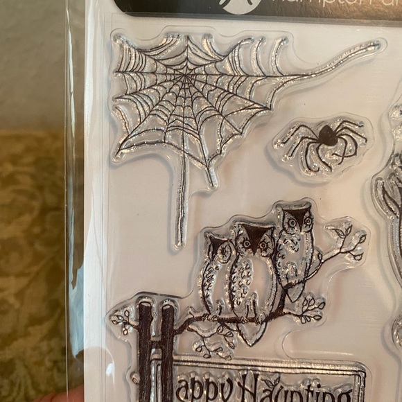 Halloween Clear Cling Rubber Stamp Set NEW - Picture 5 of 6